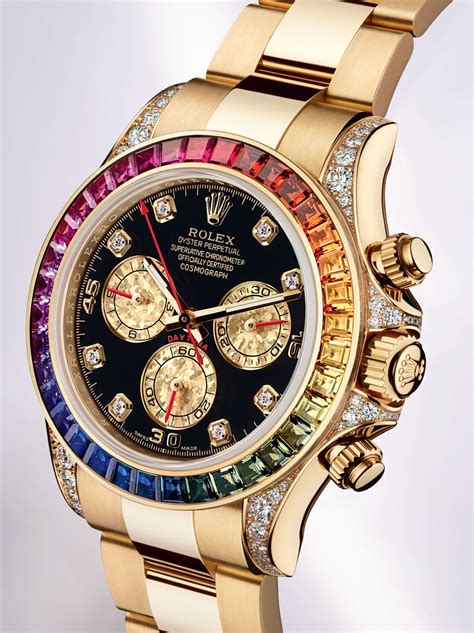 rolex oyster perpetual cosmograph daytona watch price in india|bezel rollie rainbow price.